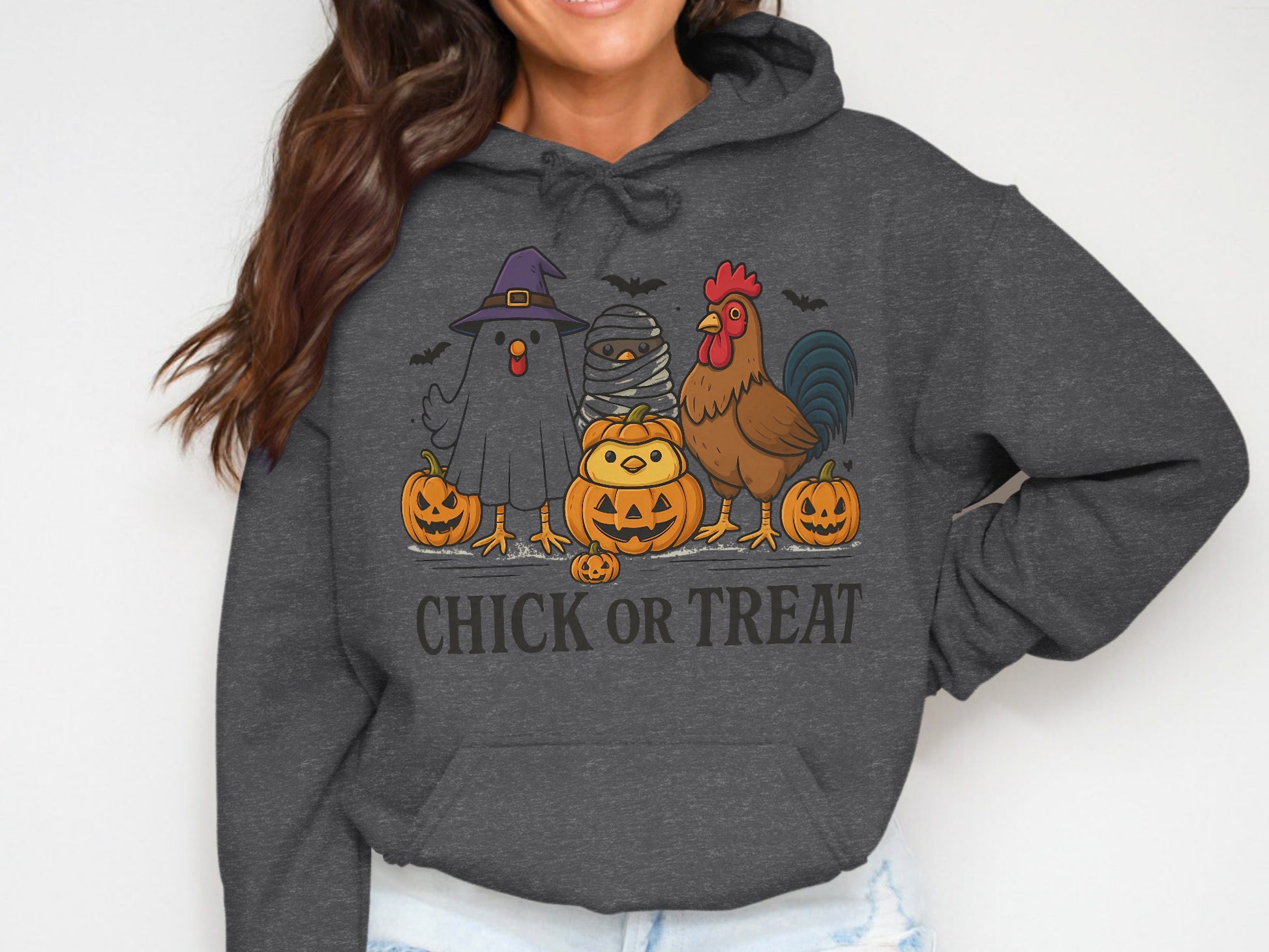 Chick or Treat Halloween Hoodie product type