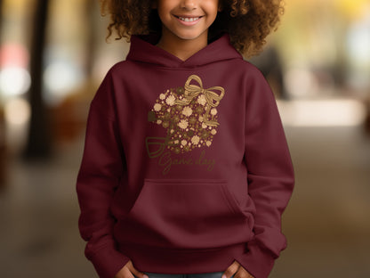 Game Day Wreath Hoodie Perfect for Fans Product type
