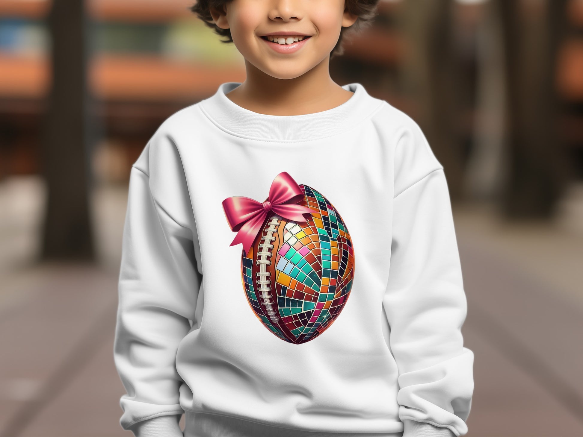 Colorful Soccer Ball with Bow Kids Clothing product type