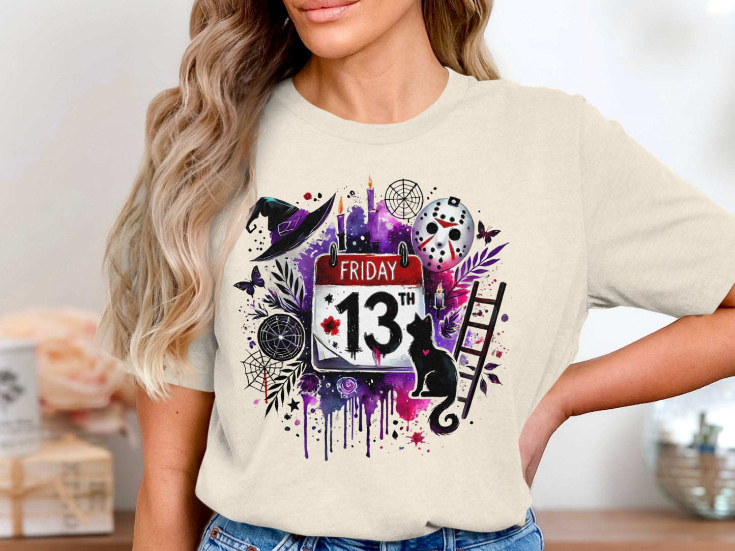 Friday the 13th Digital Art Design T-shirt product