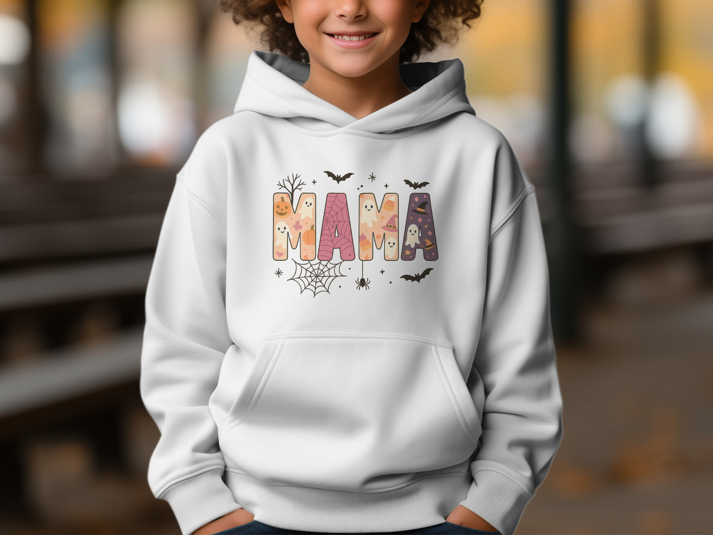 Cute Halloween Themed MAMA Print Hoodie product
