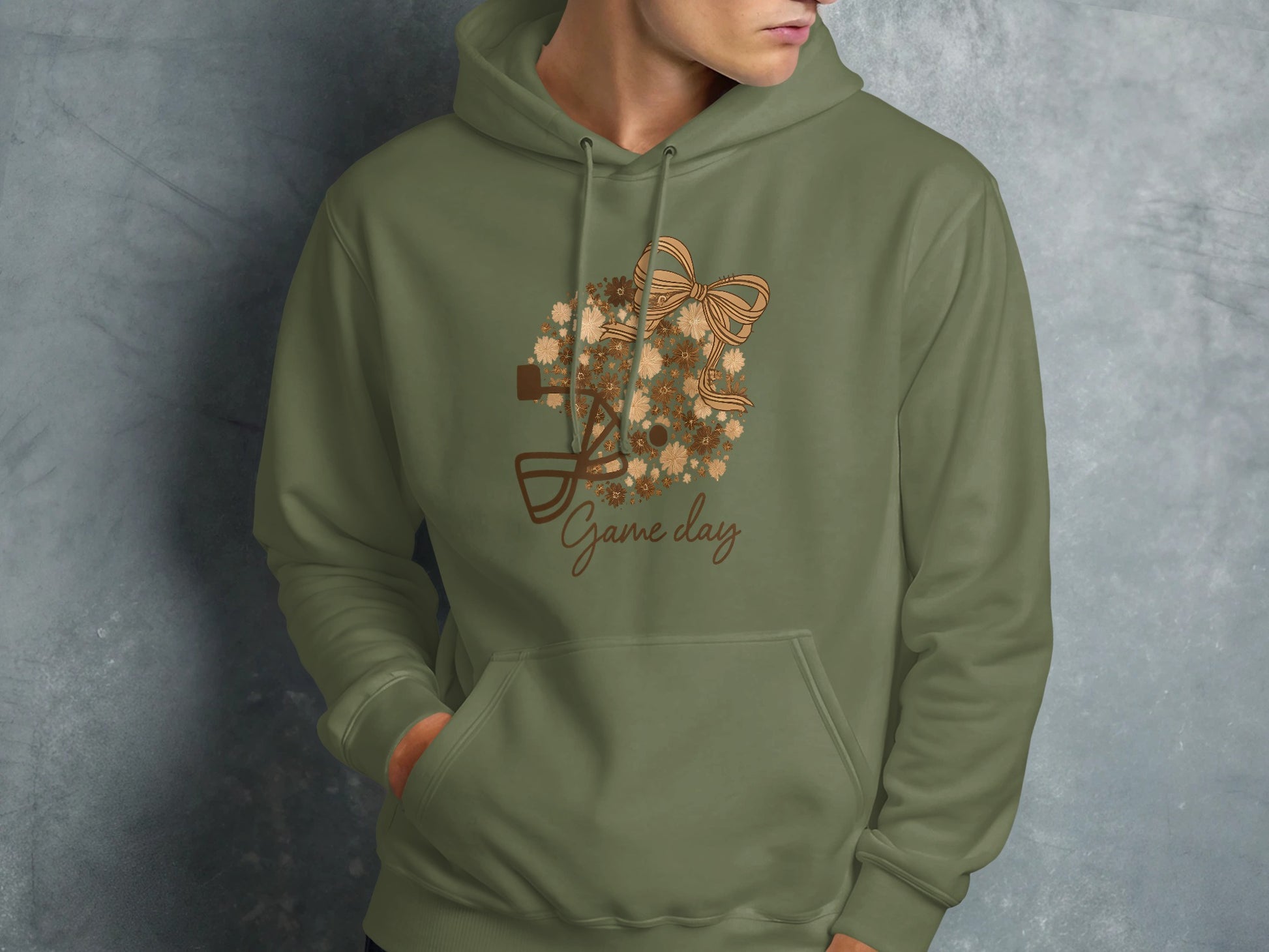 Game Day Hoodie with Sports Theme product type