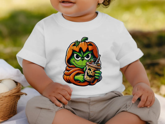 Halloween Grinch Baby Graphic Tee shirt product type