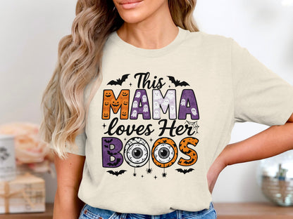 This Mama Loves Her Boos Halloween T-shirt product