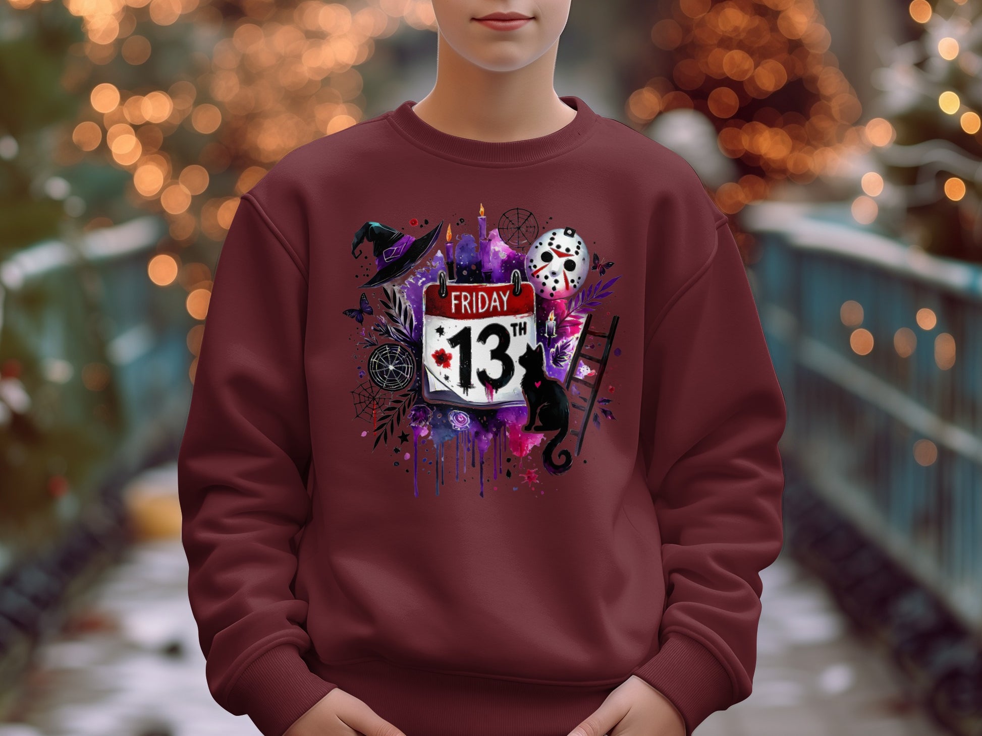 Friday 13th Calendar and Horror Mix Hoodie product