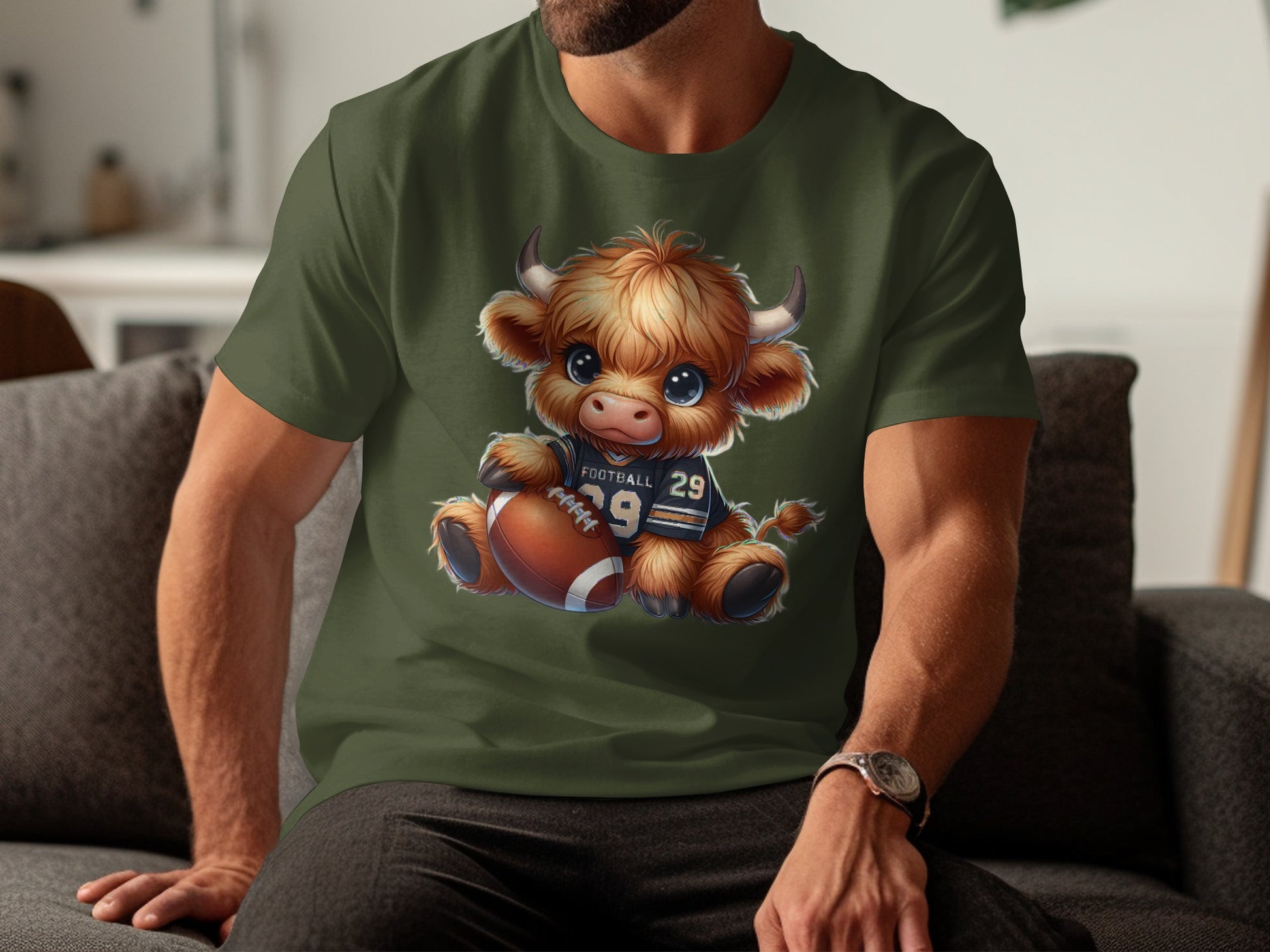 Adorable Sports Plushy Bull T-shirt Unique Animal product