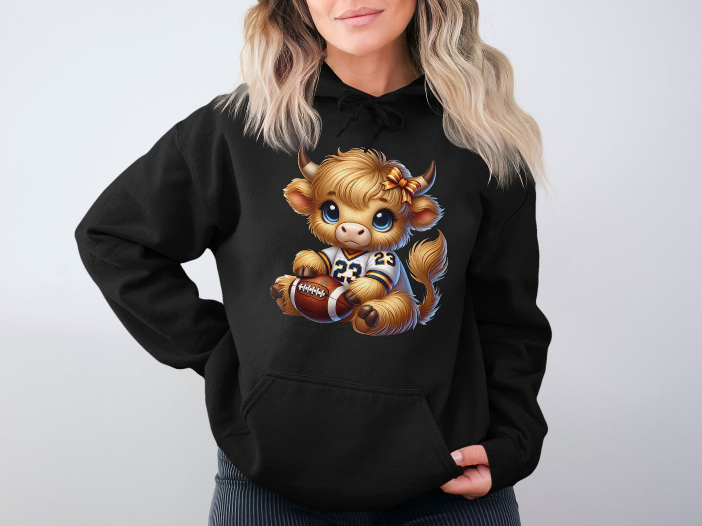Cute Sports Mascot Hoodie Unisex Pullover Sweatshirt product type