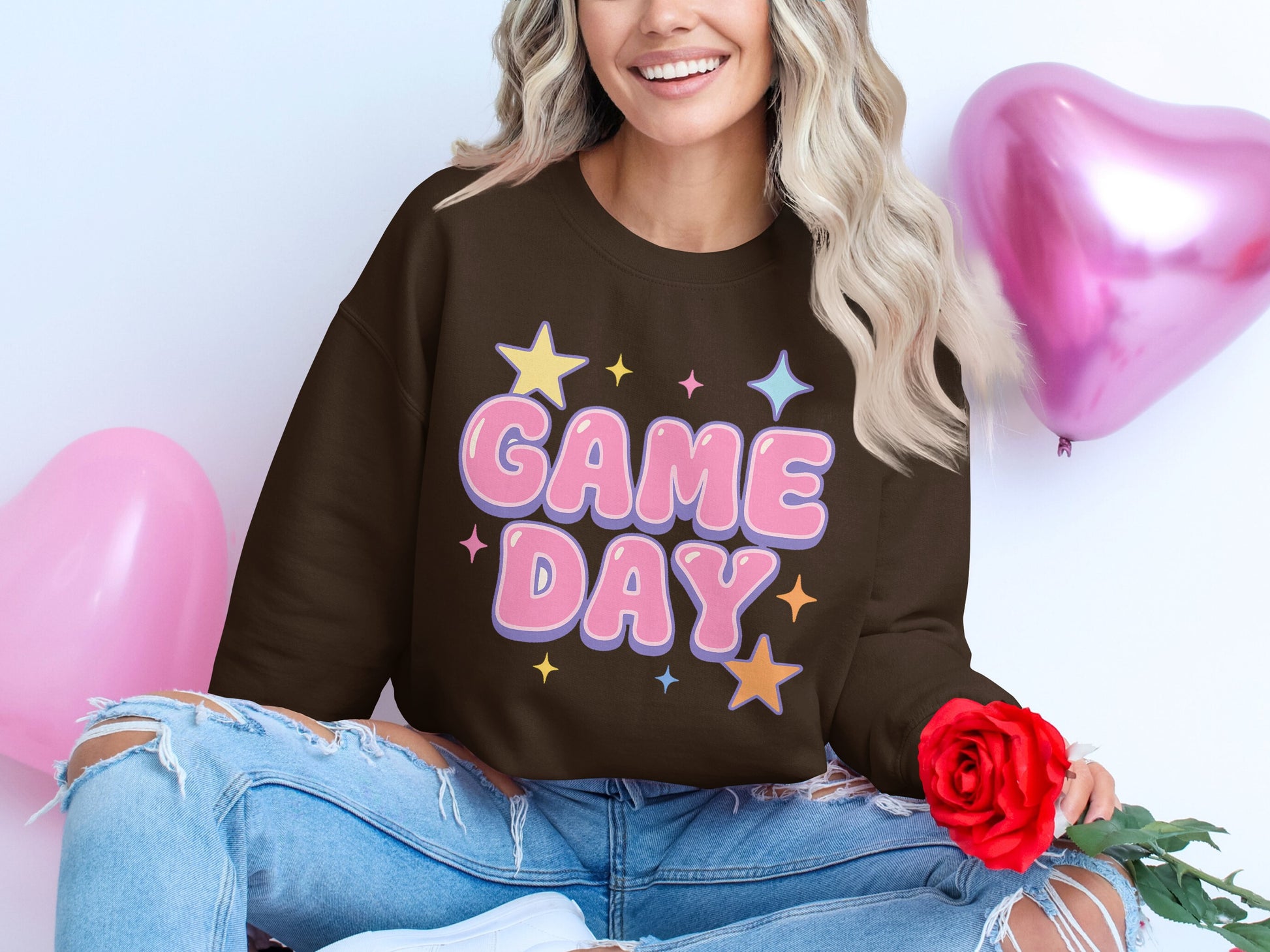 Game Day Graphic Pullover Comfortable Sweatshirt Product