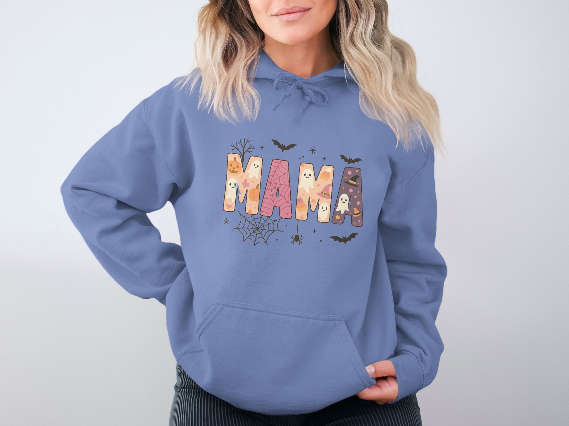 Halloween Themed Mama Hoodie for Women Sweatshirt product type