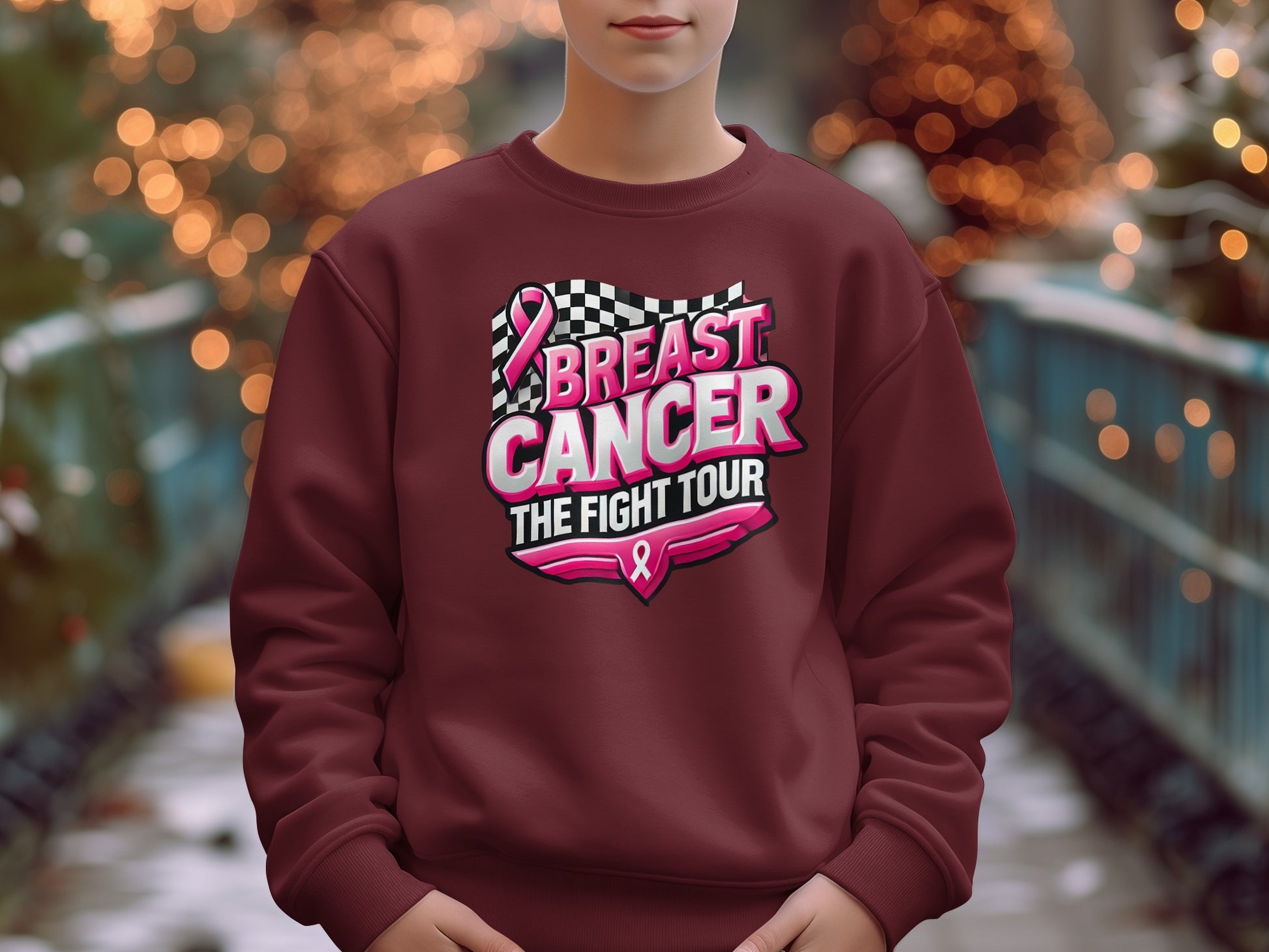 Breast Cancer The Fight Tour Graphic Sweatshirt product