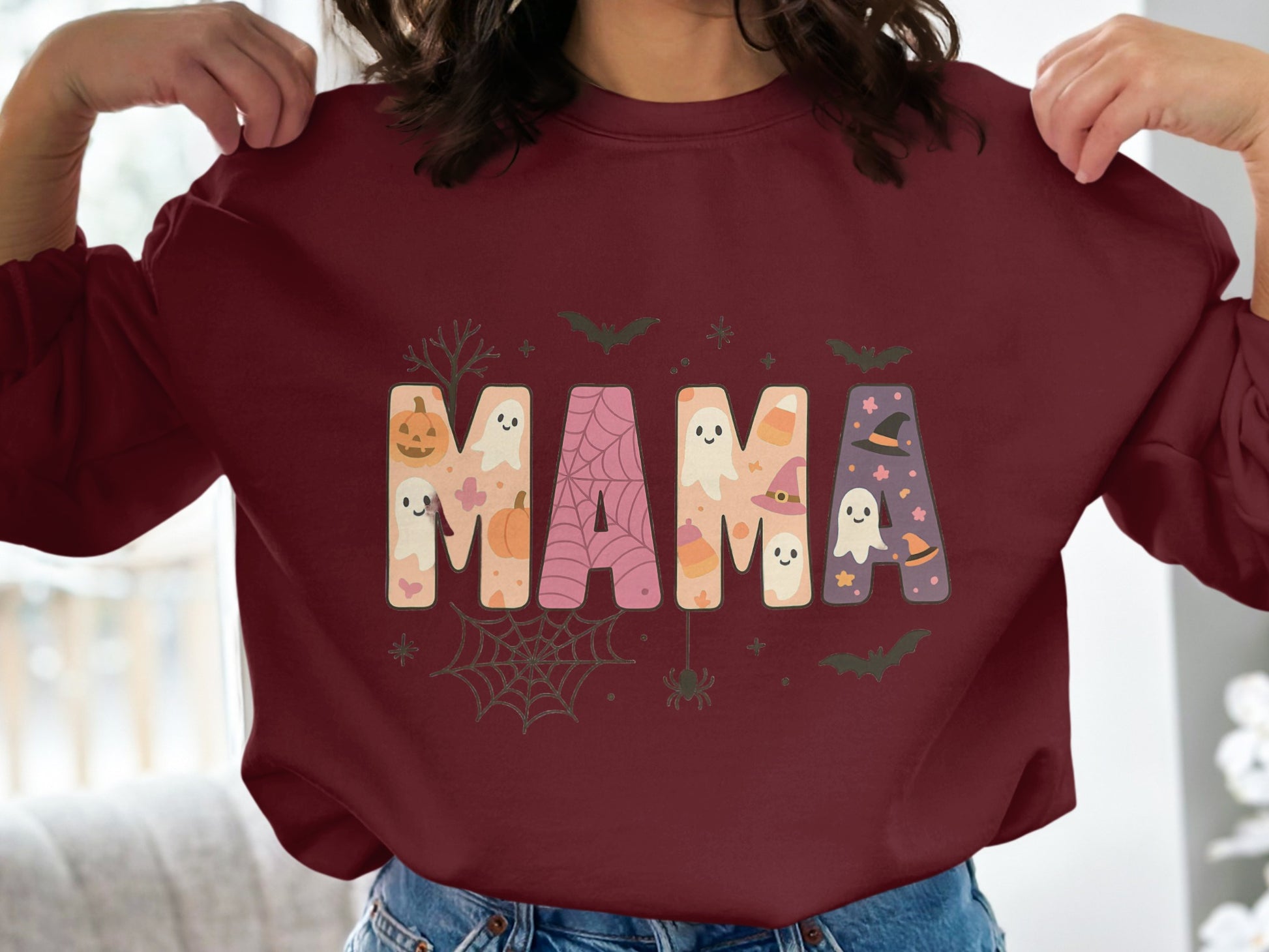 Spooky Halloween Mama Graphic Sweatshirt product