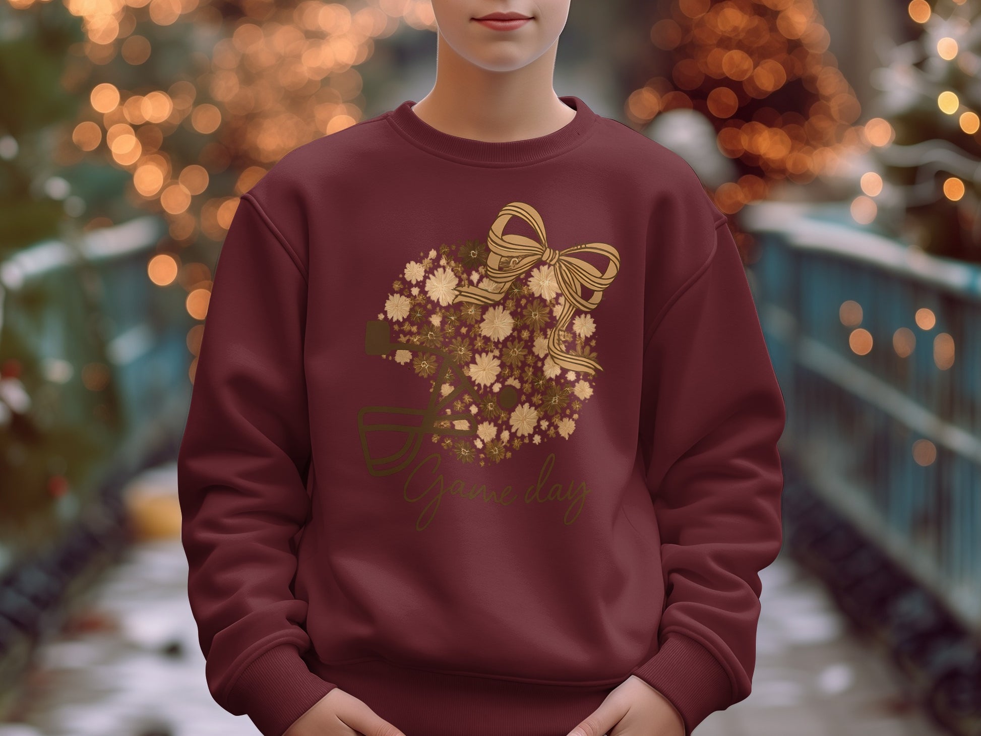 Festive Christmas Design Sweatshirt perfect product type