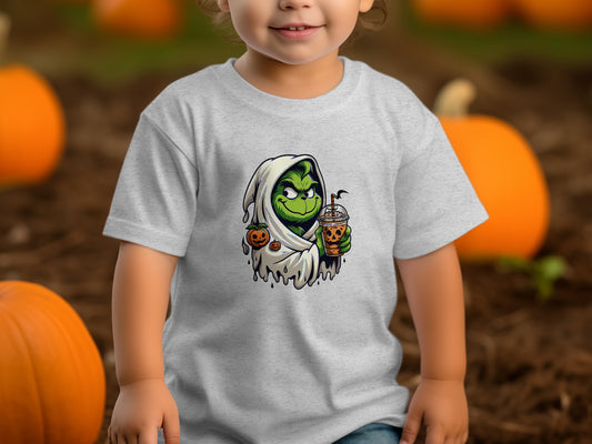 Adorable Halloween Grinch Themed Toddler Shirt product