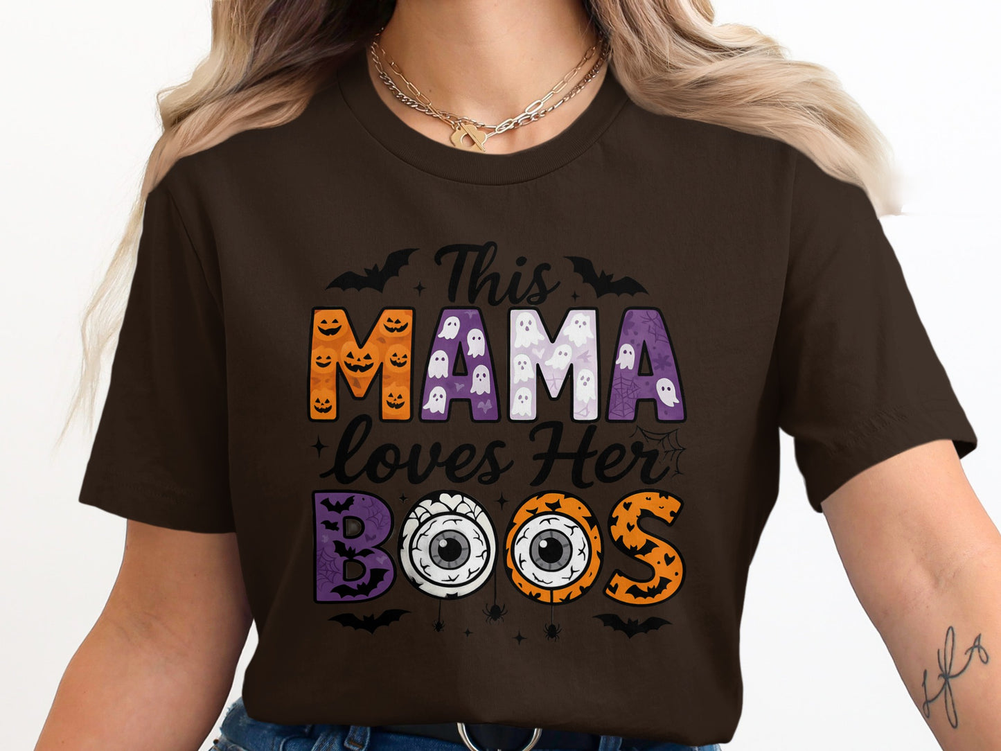 This Mama Loves Her Boos Halloween Themed Shirt Product Type