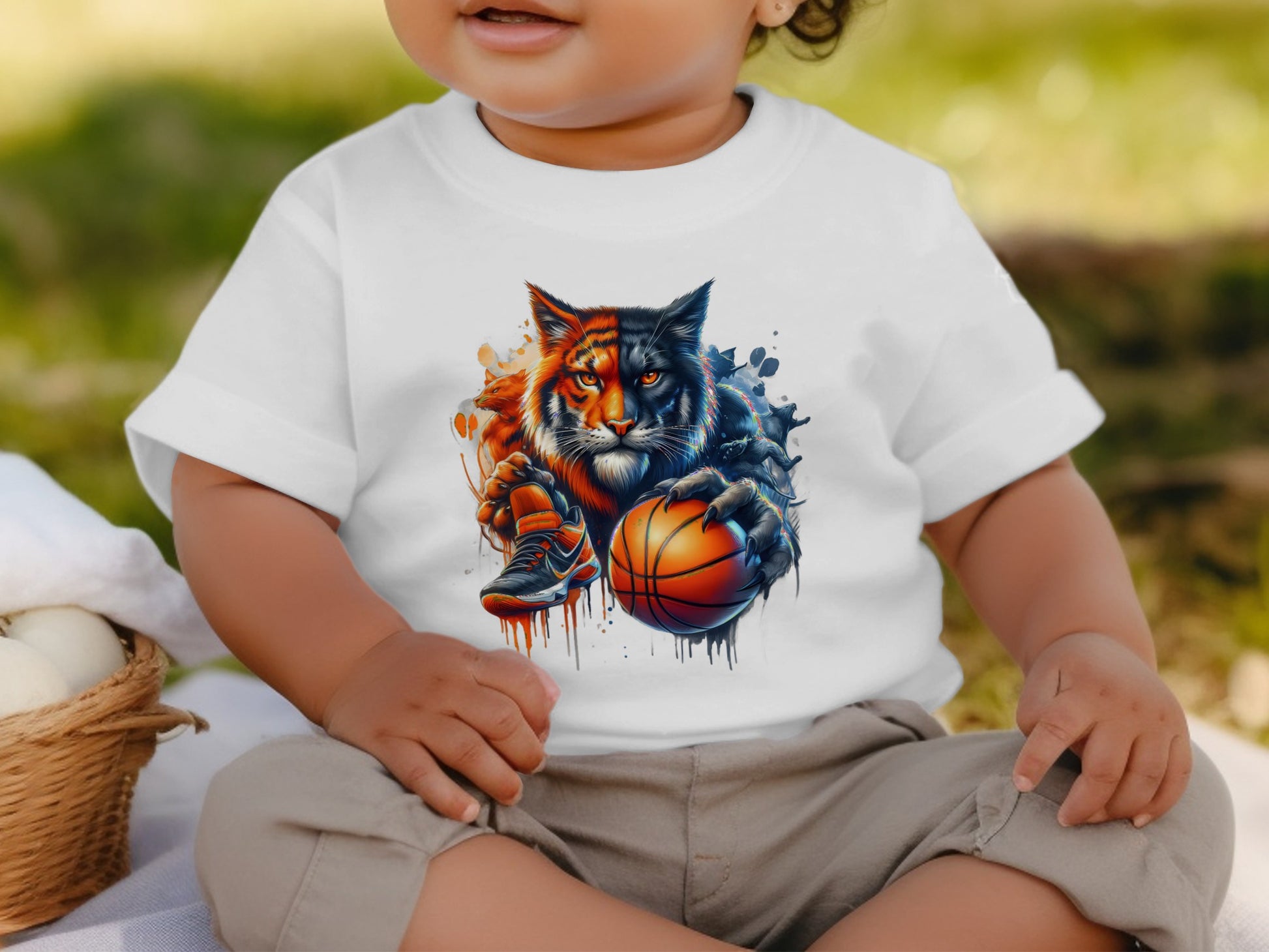 Fierce Tiger Basketball Baby T-shirt product type