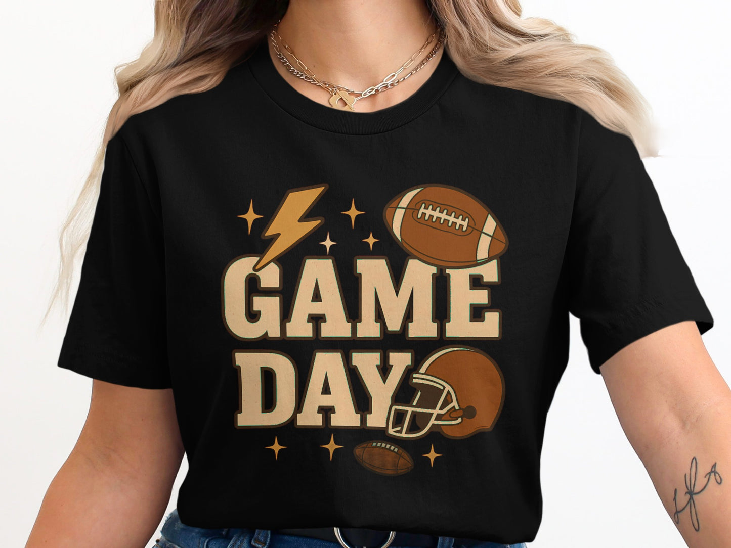 Game Day Football Graphic T-Shirt product type