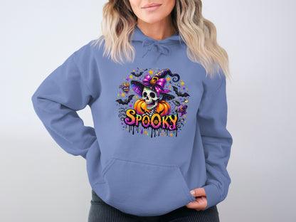 Spooky Skull Witch Halloween Hoodie product type
