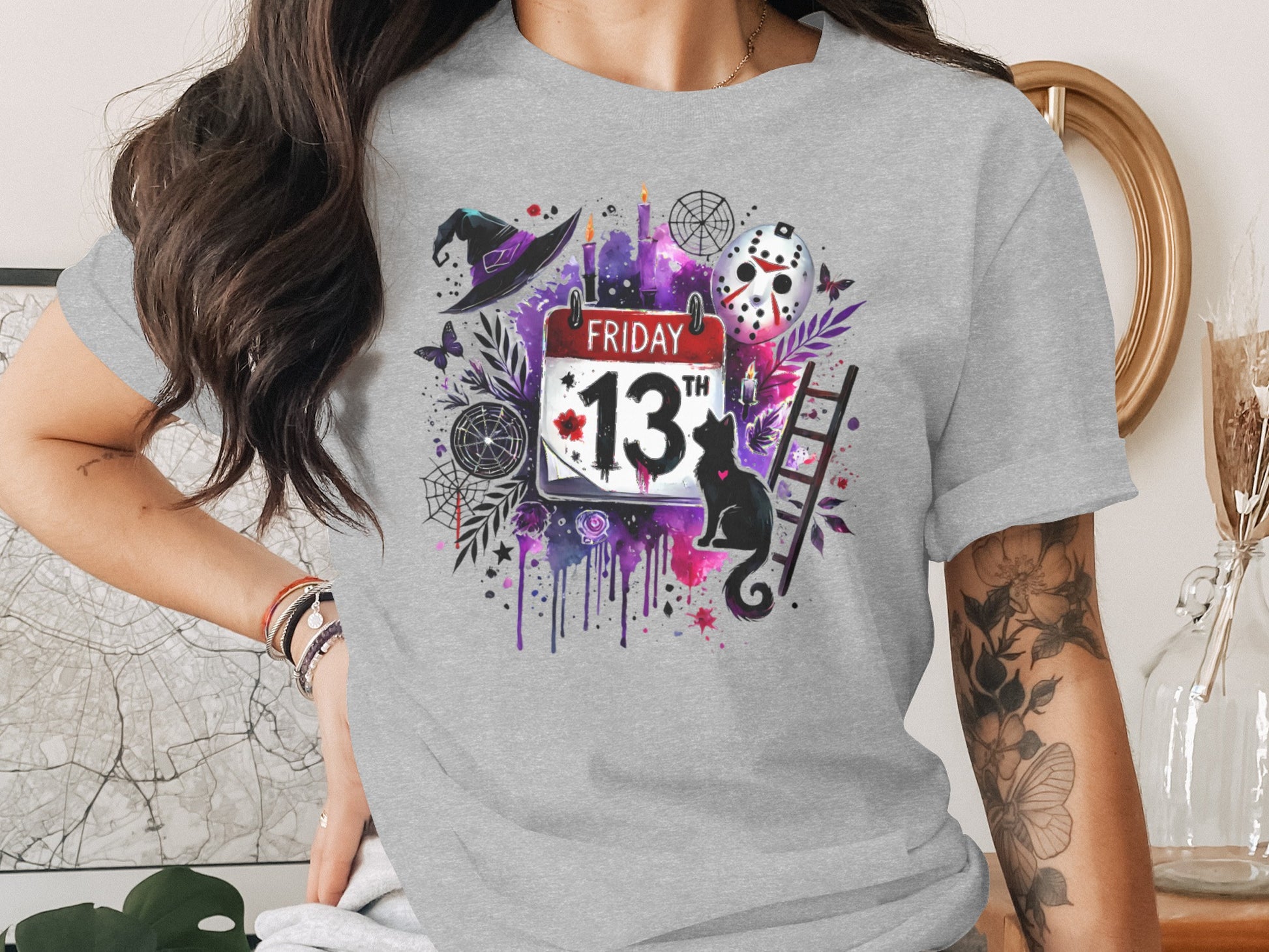 Friday 13th Horror Themed Graphic T-shirt Product