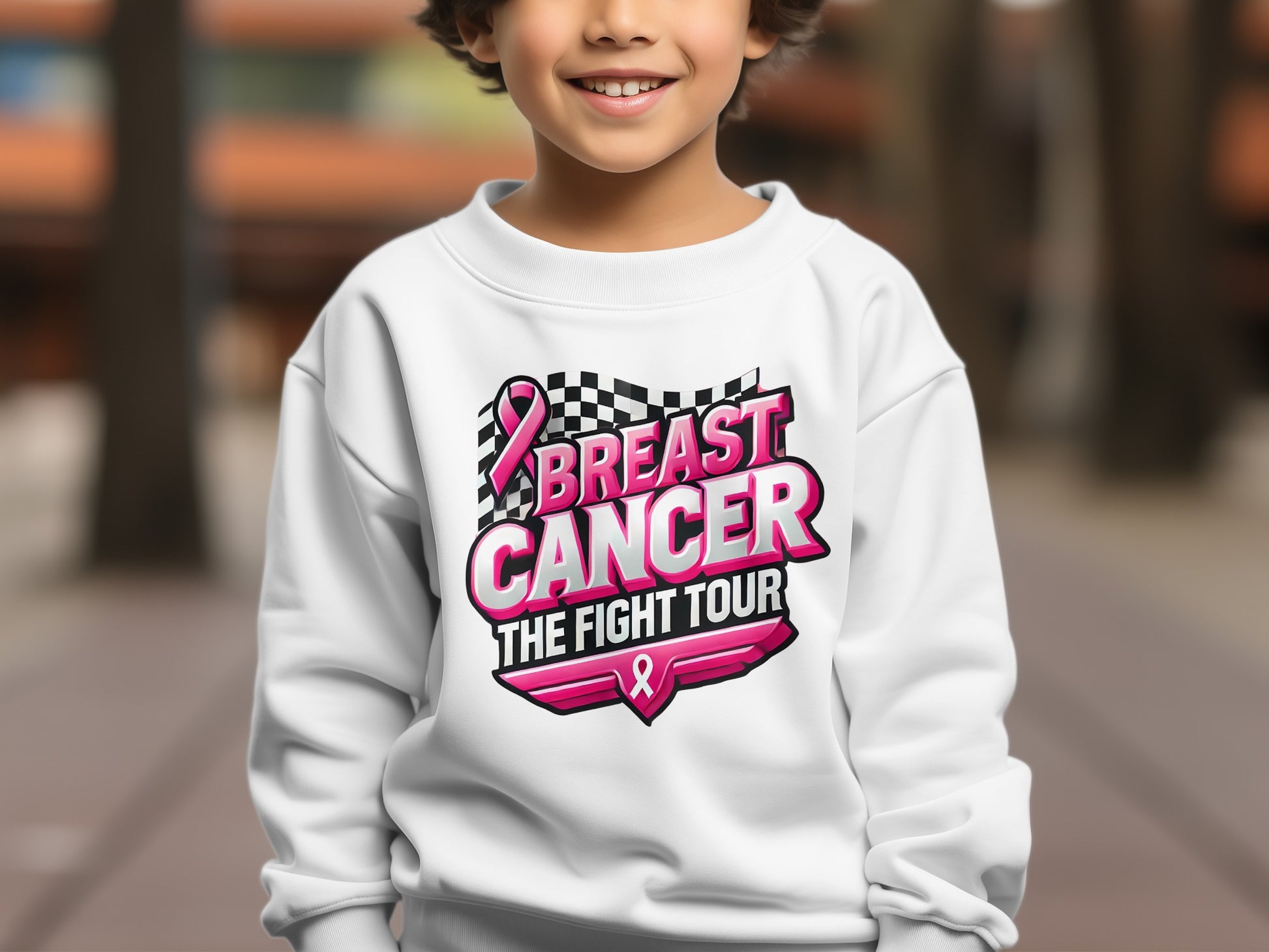 Breast Cancer The Fight Tour Child Sweatshirt product