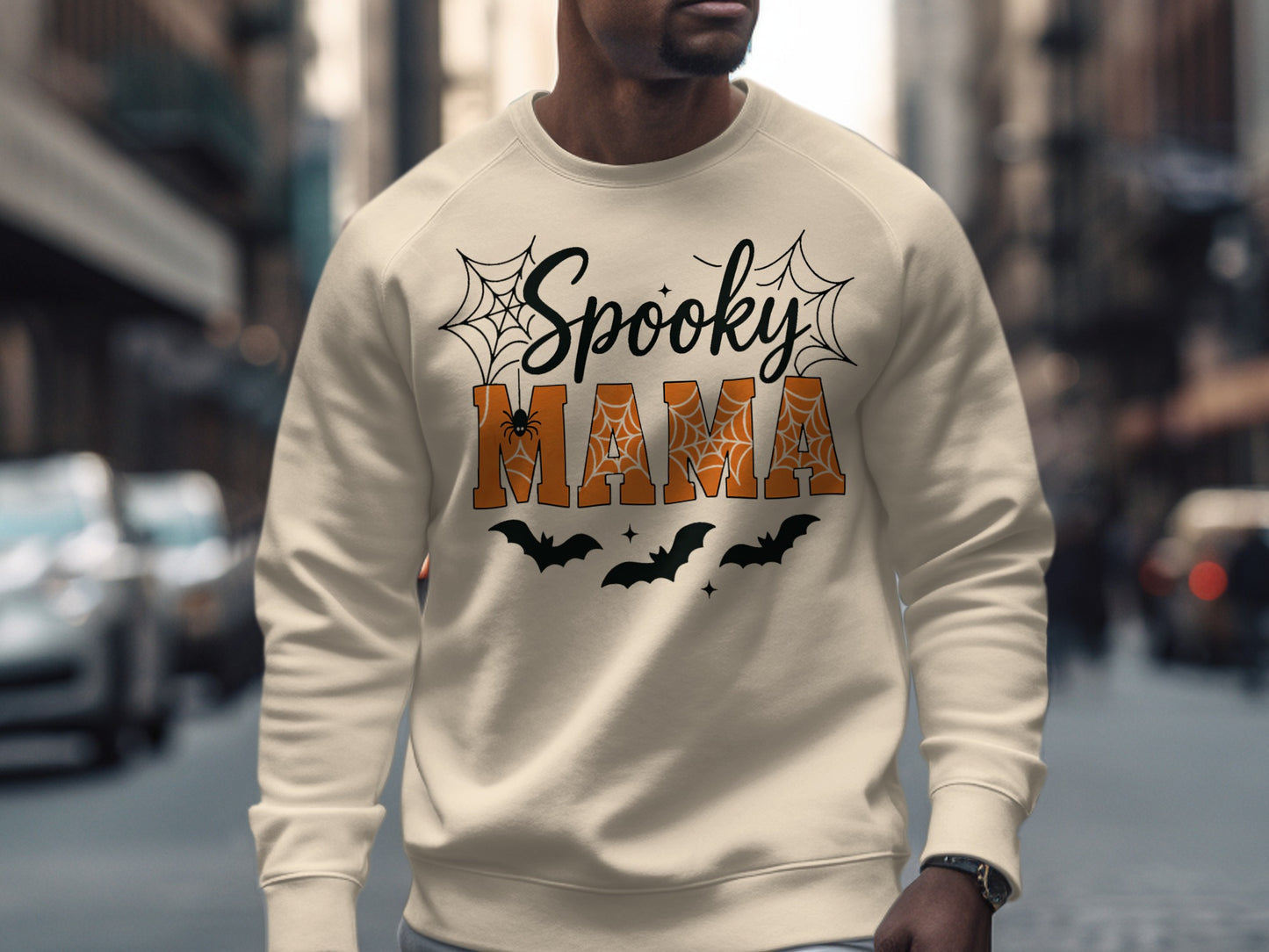 Spooky Mama Bat and Spider Themed Halloween product