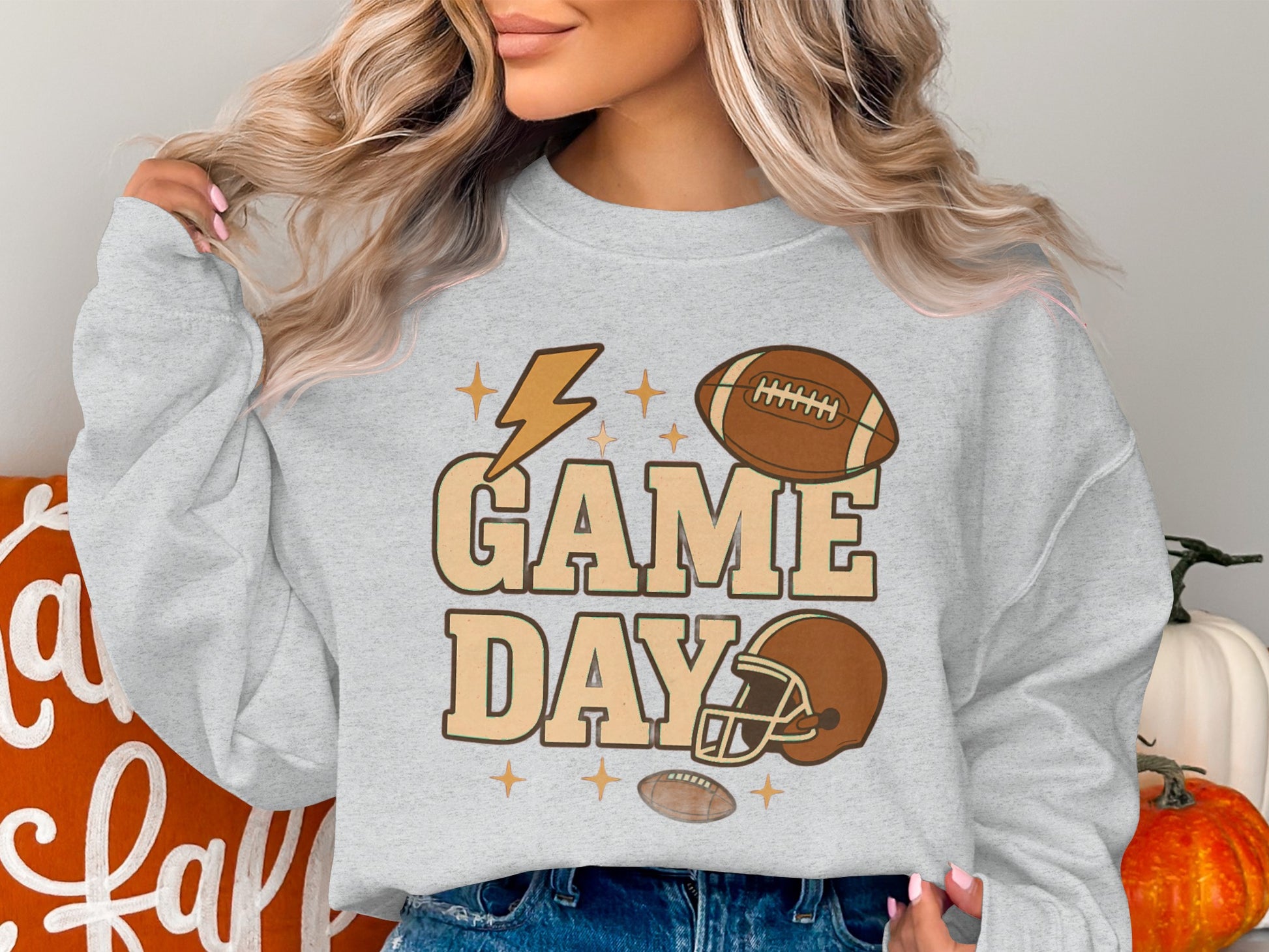 Game Day Graphic Football Sweatshirt product