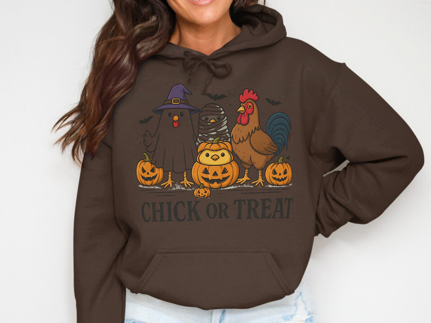 Halloween Chick or Treat Graphic Hoodie product