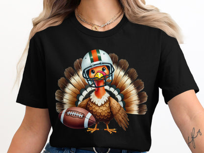 Thanksgiving Football Turkey T-Shirt product type