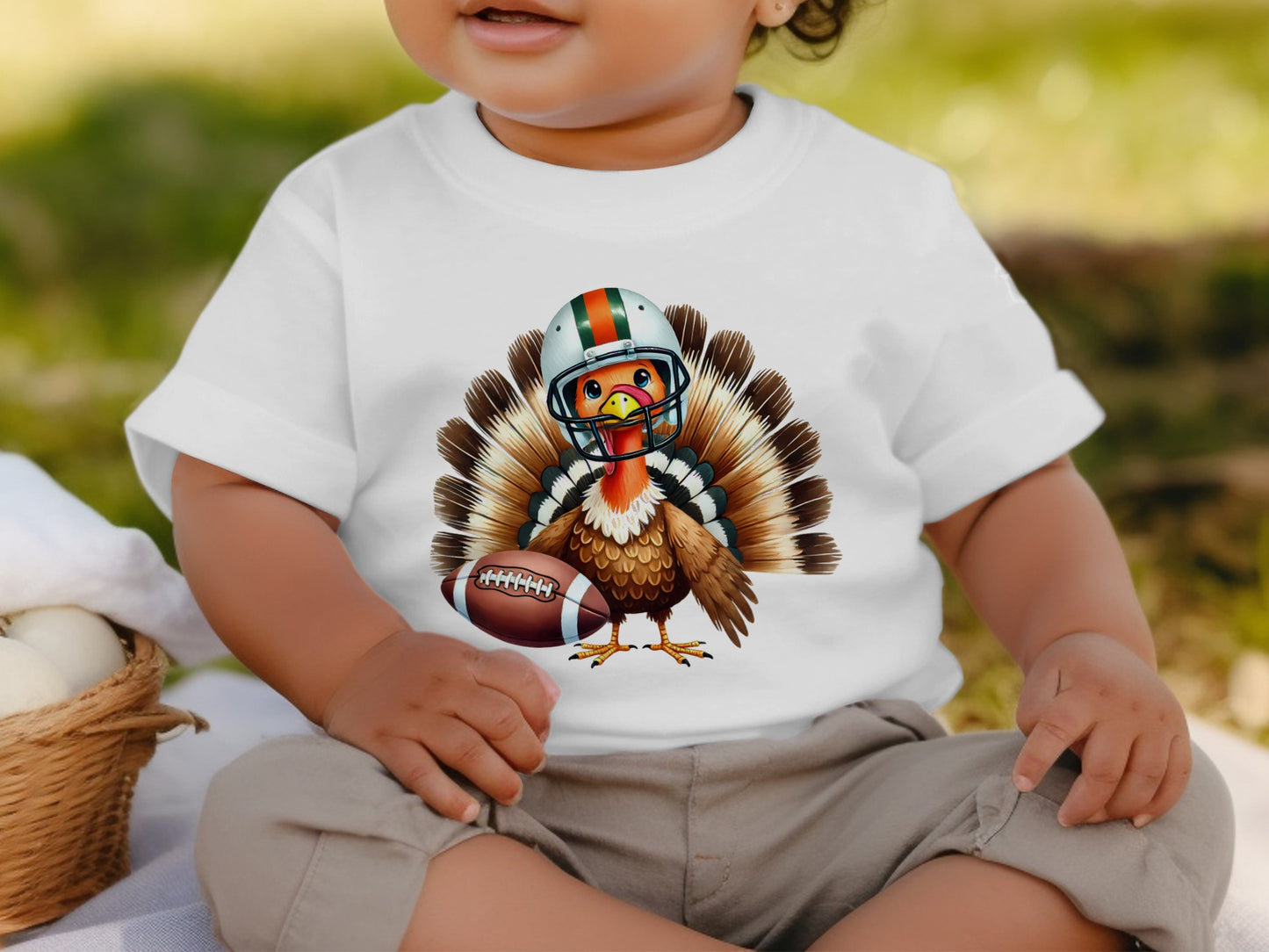 Football Turkey Helmet Graphic Baby T-shirt product