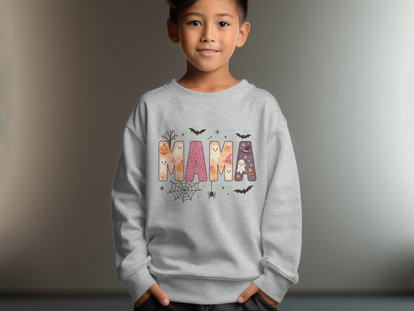 Cute Halloween Mama Kids Sweatshirt Product