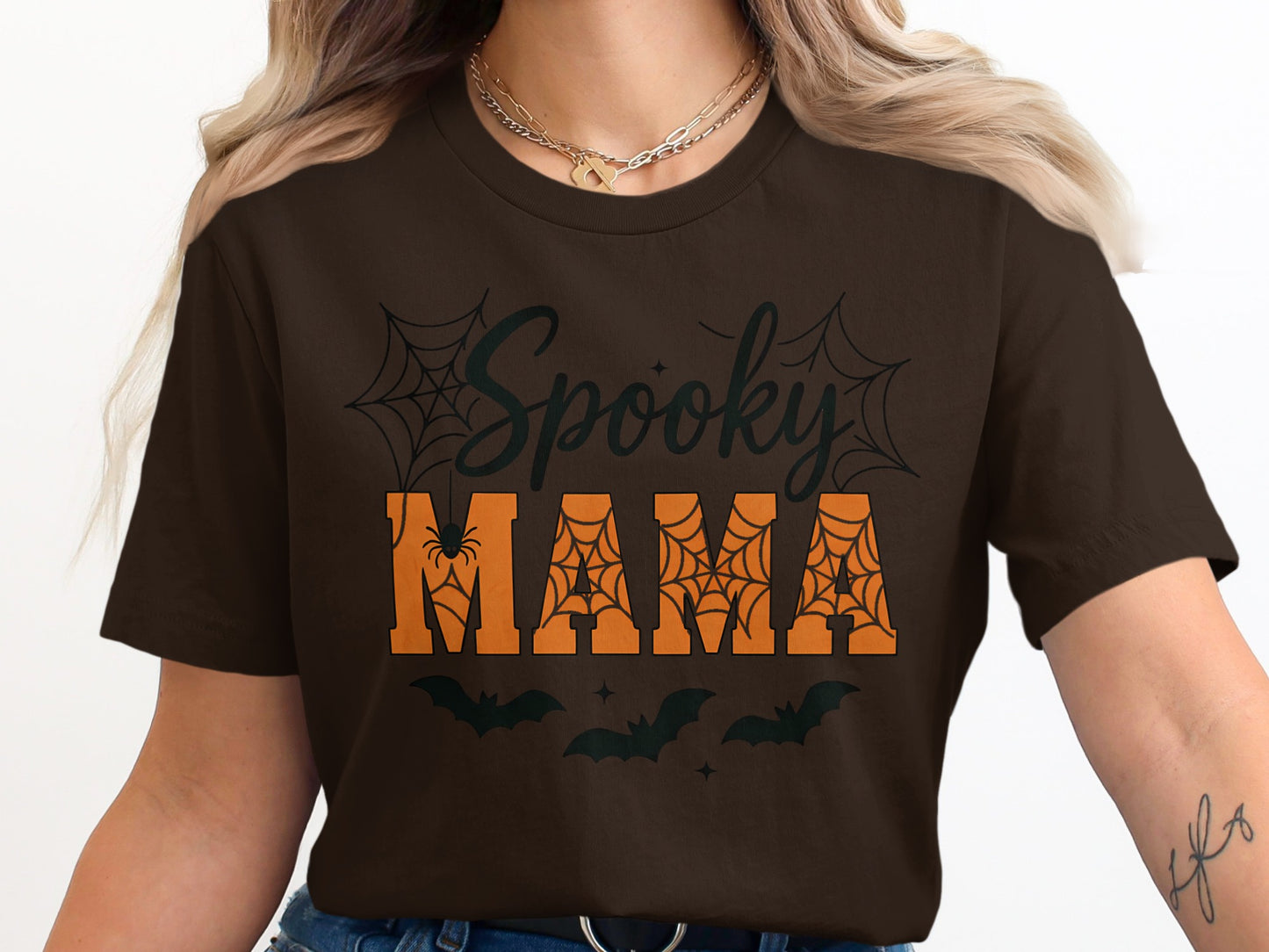 Spooky Mama Halloween Theme Casual Wear Product Type