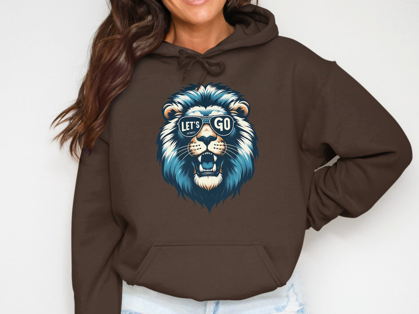 Let's Go Lion Graphic Hoodie sweatshirt product