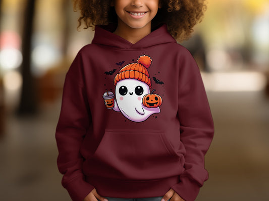 Cozy Halloween Hooded Sweatshirt for Kids product