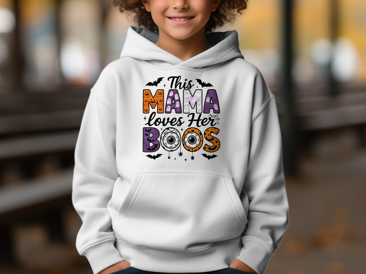 This Mama Loves Her Boos Halloween Hoodie product