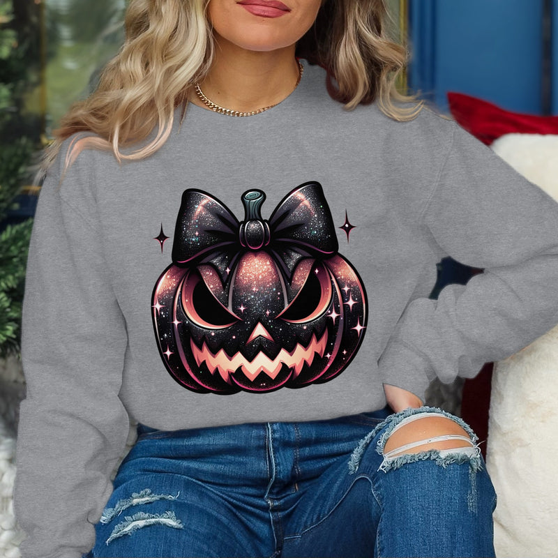 Galaxy Pumpkin Halloween Sweatshirt | Cozy Fall Outfit