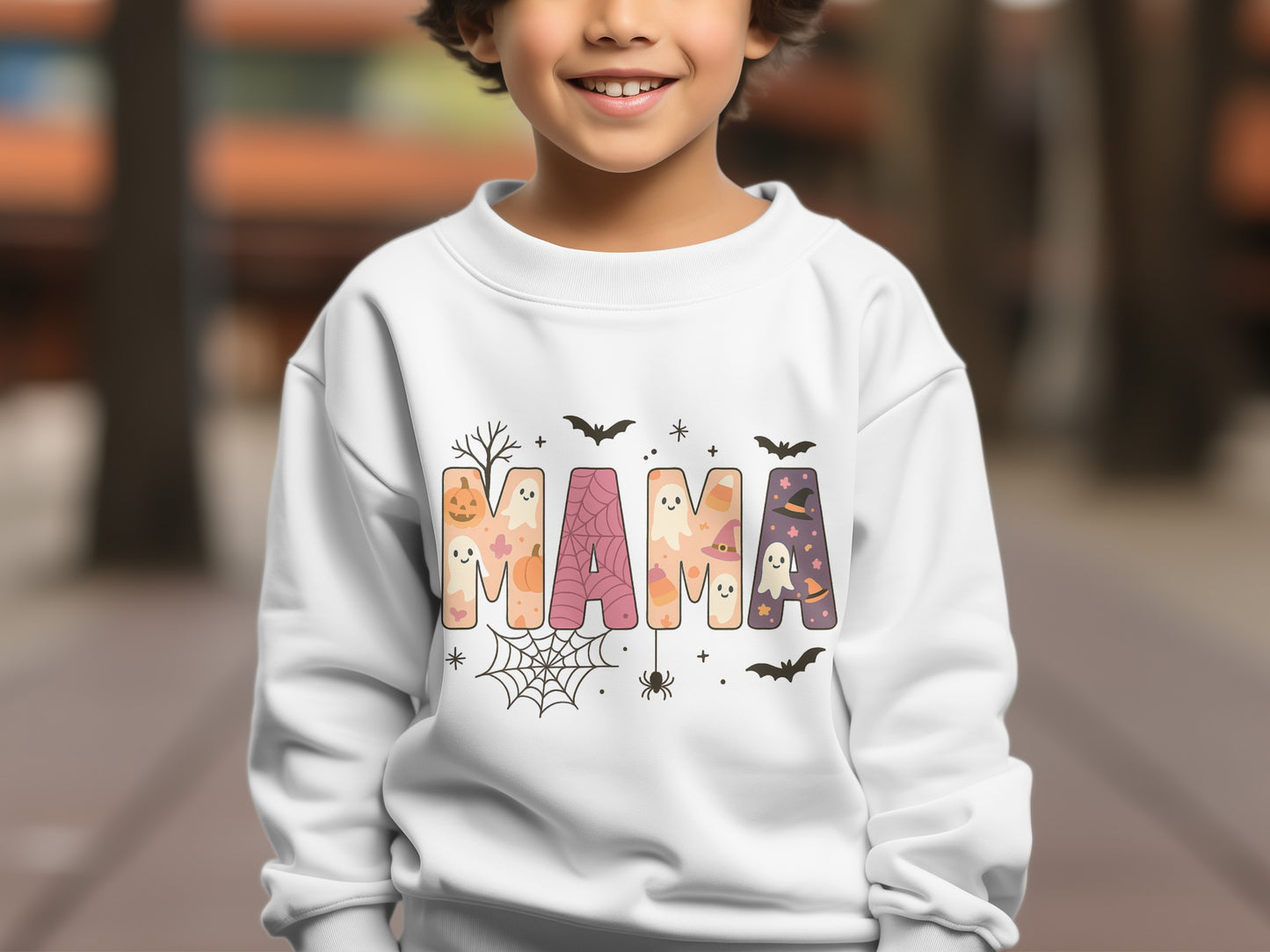 Spooky Fun Mama Themed Sweatshirt Product Type