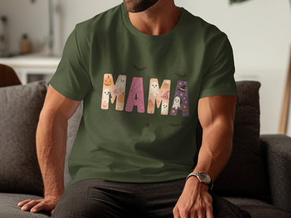 Mama Halloween Theme Graphic T-shirt product type