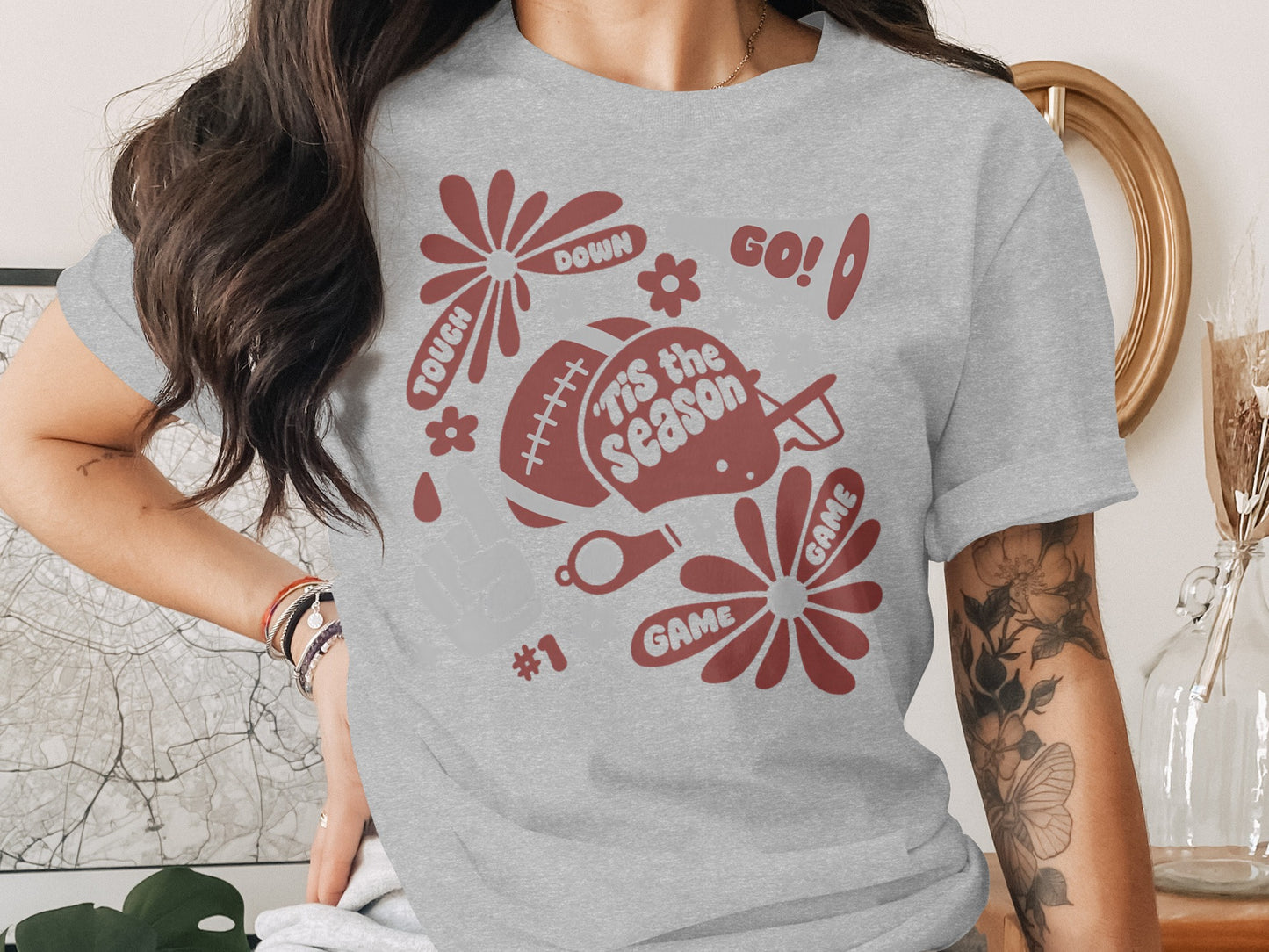 'Tis the Season Game Time Touchdown Graphic Tee product