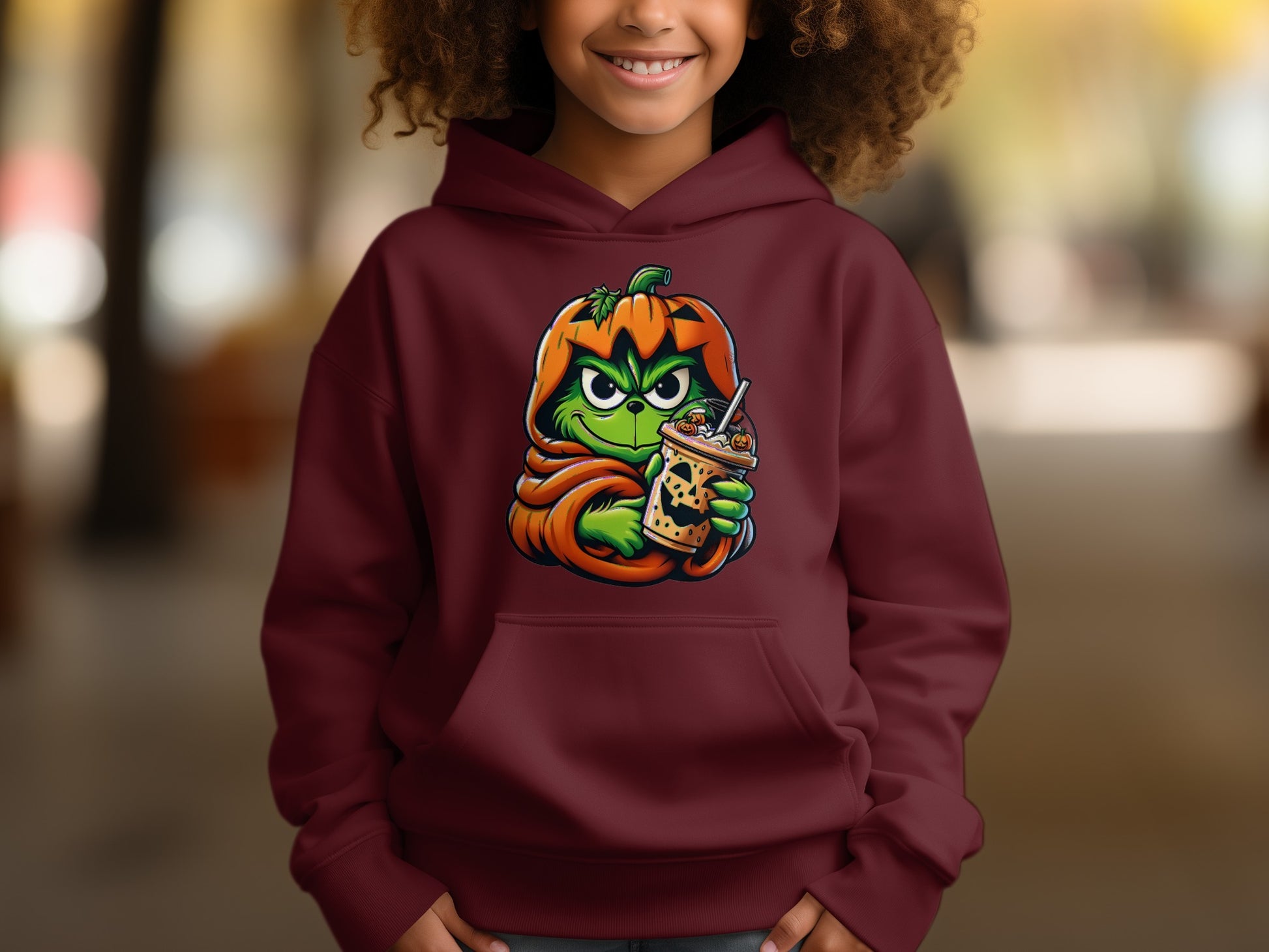 Cute Grumpy Pumpkin Character Hoodie product