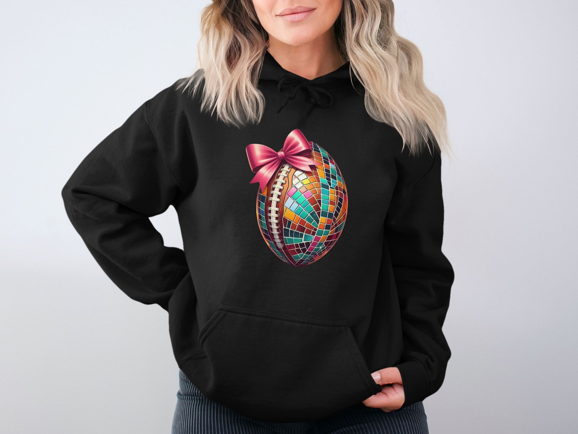 Colorful Geometric Design Hoodie product type