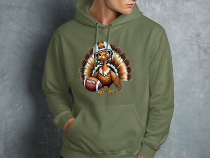 Thanksgiving Turkey Football Hooded Sweatshirt product