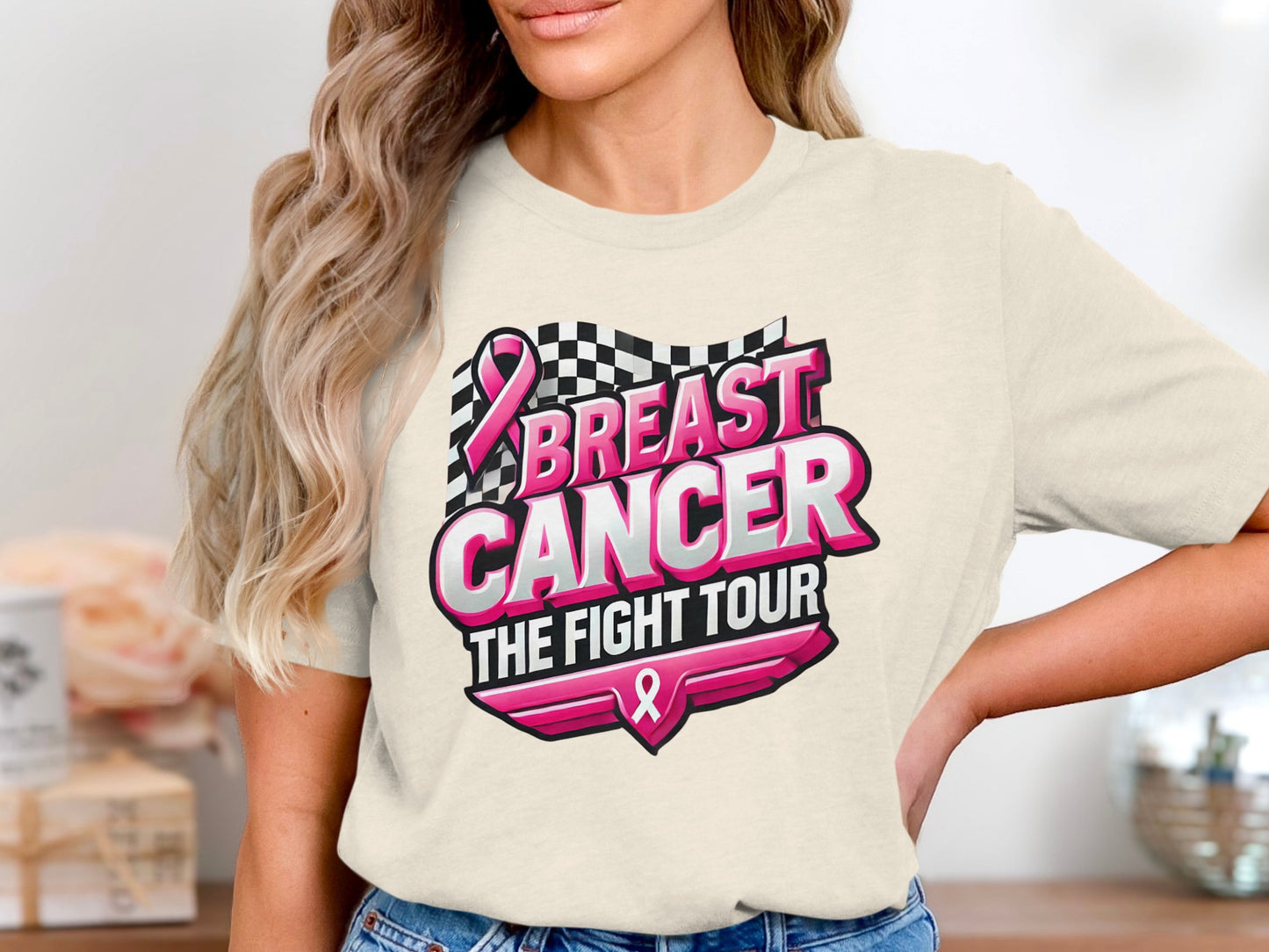 Breast Cancer The Fight Tour Women's T Shirt Product