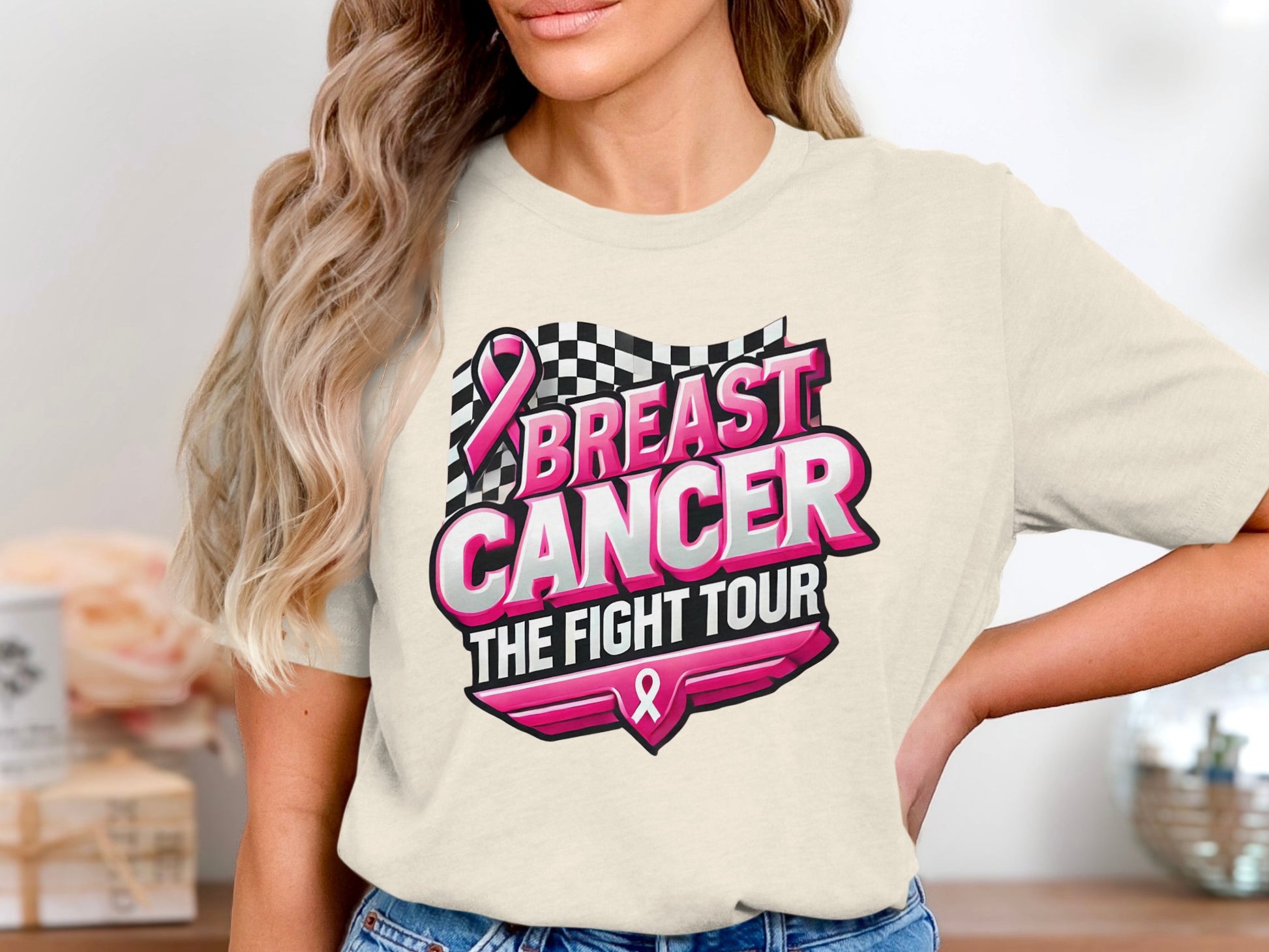 Breast Cancer The Fight Tour Women's T Shirt Product