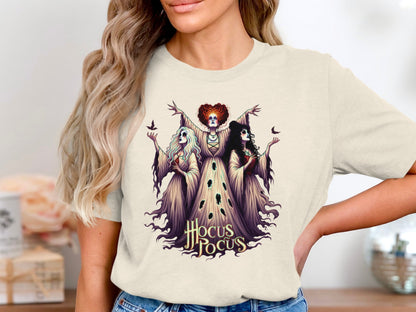 Hocus Pocus Witch Sisters Halloween T-Shirt | Spooky Season T-Shirt