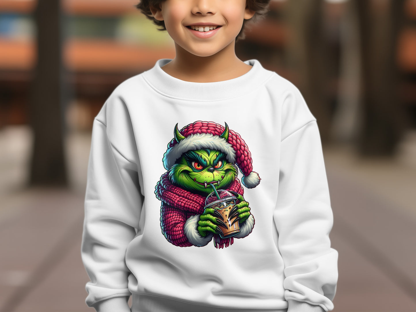 Festive Grinch Holiday Sweatshirt for Fun Product