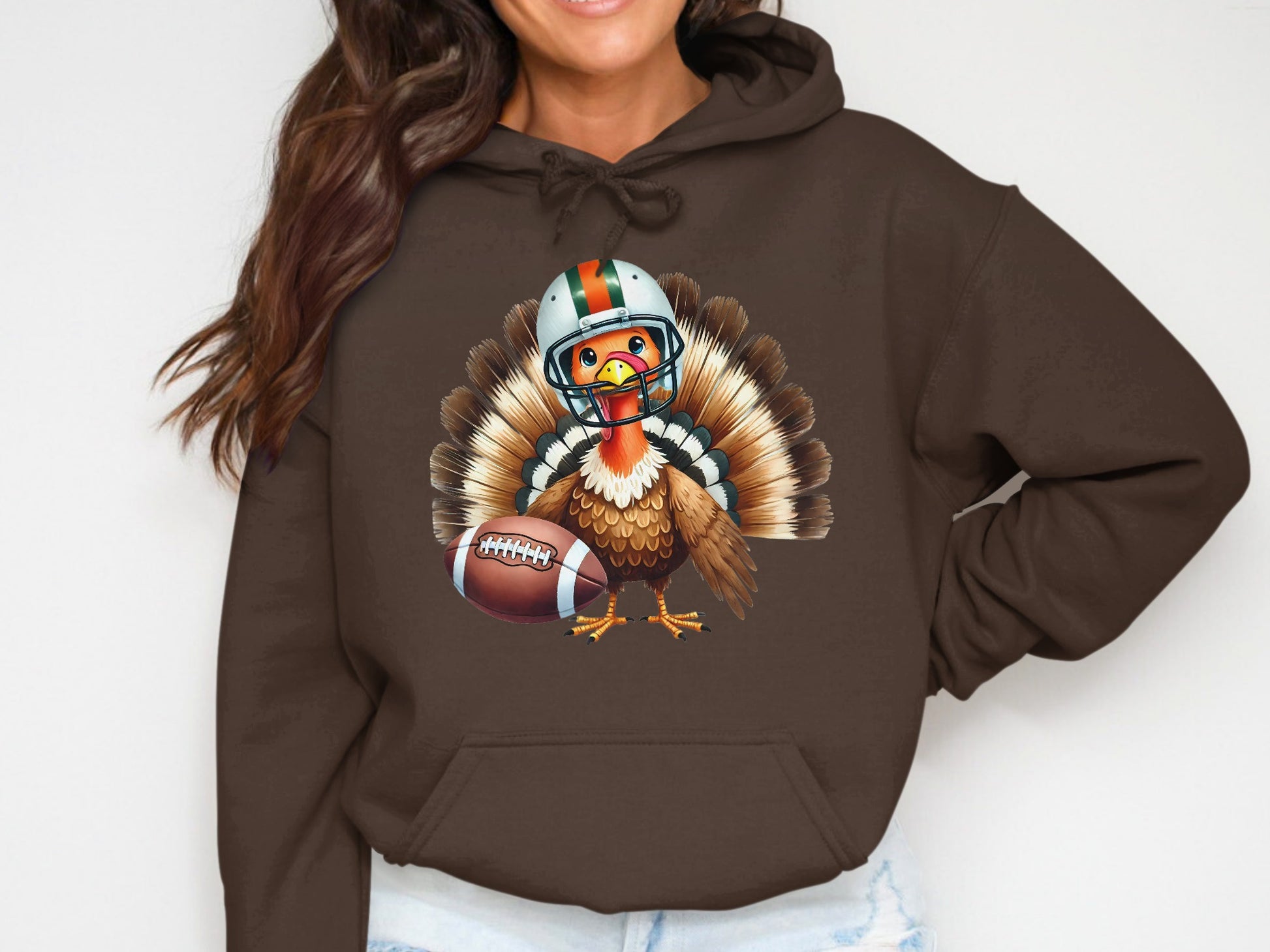 Turkey Football Team Mascot Hooded Sweatshirt product