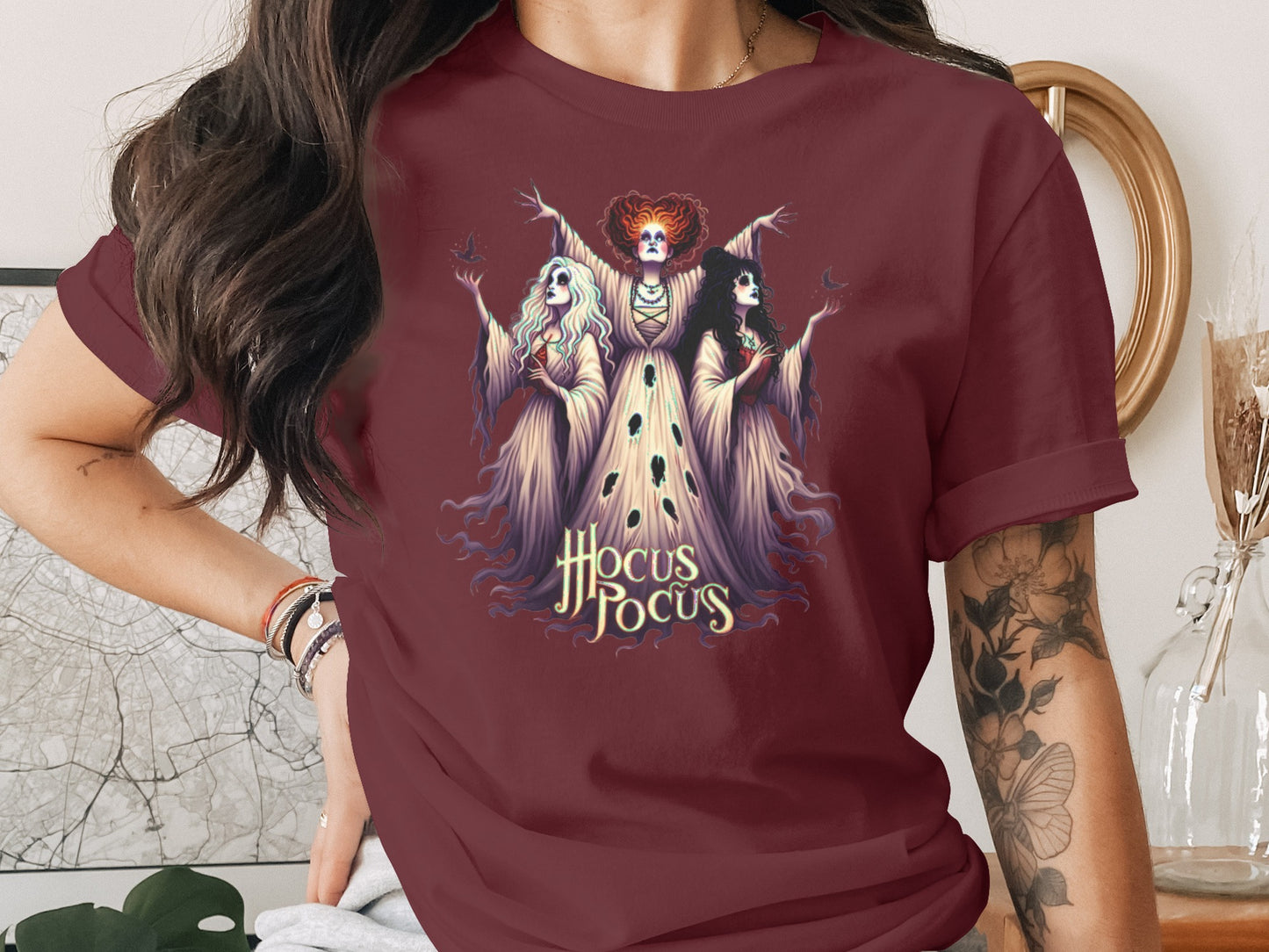 Hocus Pocus Halloween Witch Graphic Art T-Shirt product