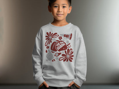 Tis the Season Game Day Fun Kids Sweatshirt product