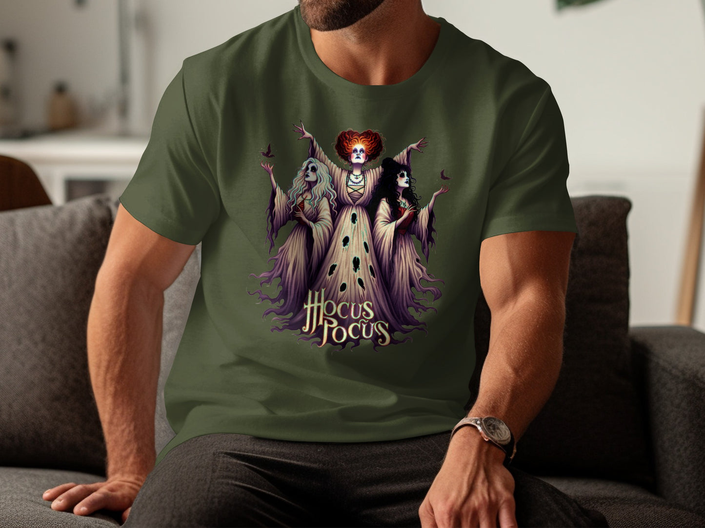 Hocus Jocus Gothic Clown Art T-shirt product