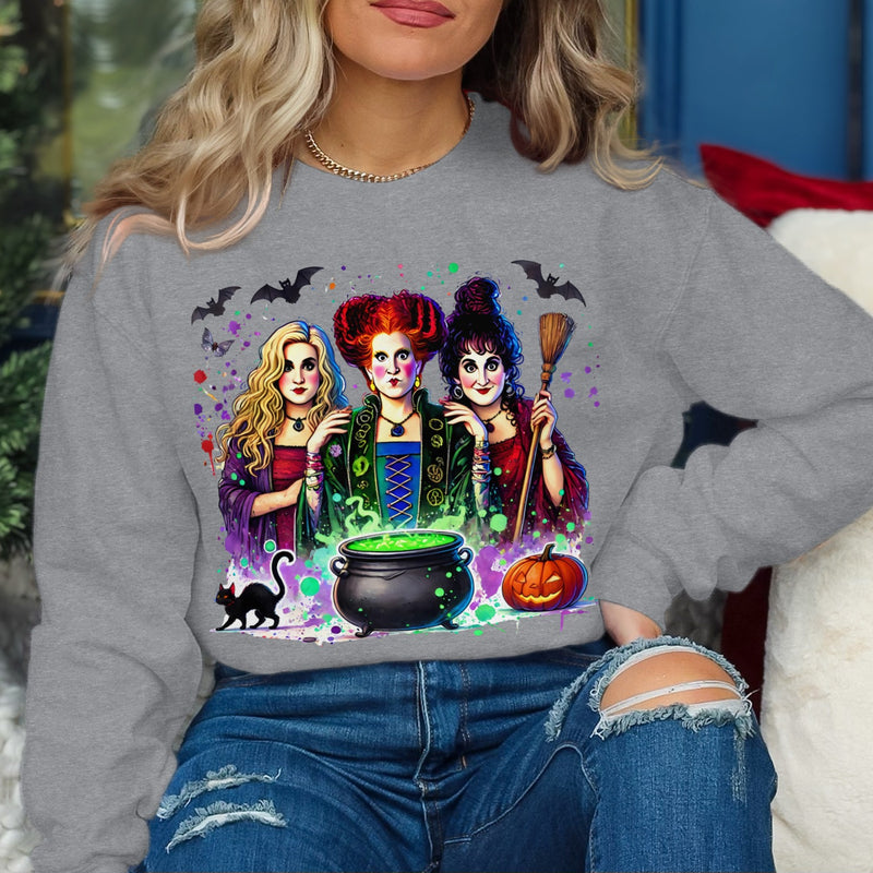 Sanderson Sisters Halloween Sweatshirt | Spooky Night Sweatshirt