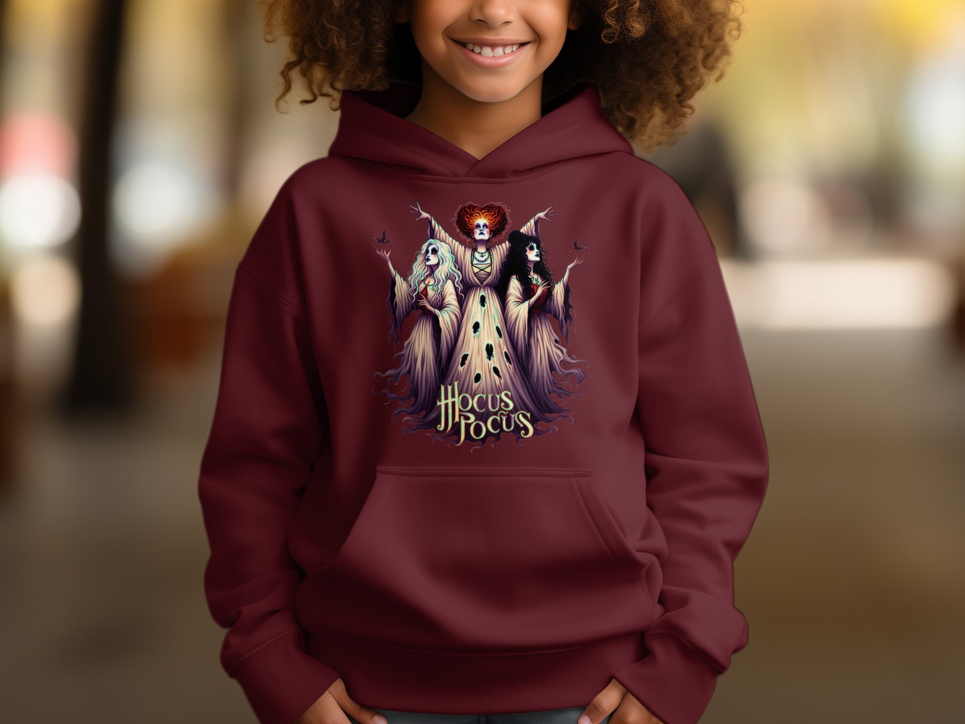 Hocus Pocus Witch Design Hoodie Trendy Clothing product